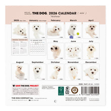 画像をギャラリービューアに読み込む, THE DOG 2026年カレンダー ミニサイズ(マルチーズ)