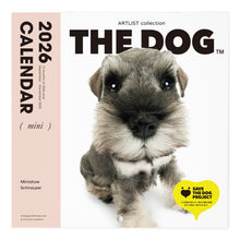 画像をギャラリービューアに読み込む, THE DOG 2026年カレンダー ミニサイズ(ミニチュア・シュナウザー)
