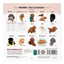 画像をギャラリービューアに読み込む, THE DOG 2026年カレンダー ミニサイズ(プードル)