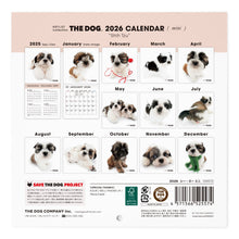 画像をギャラリービューアに読み込む, THE DOG 2026年カレンダー ミニサイズ(シー・ズー)