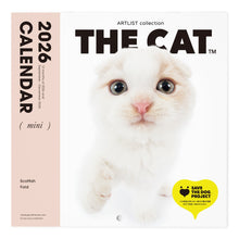 画像をギャラリービューアに読み込む, THE CAT 2026年カレンダー ミニサイズ(スコティッシュ・フォールド)