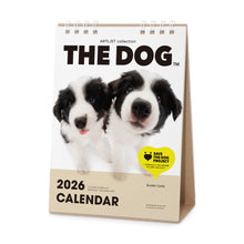 将图像阅读到画廊视图中, THE DOG 2026年カレンダー 卓上サイズ(ボーダー・コリー)