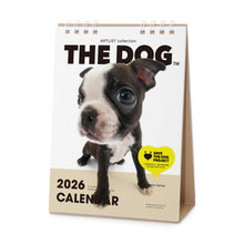 Lea la imagen en la vista de la galería, THE DOG 2026年カレンダー 卓上サイズ(ボストン・テリア)