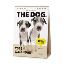 画像をギャラリービューアに読み込む, THE DOG 2026年カレンダー 卓上サイズ(イタリアン・グレイハウンド)