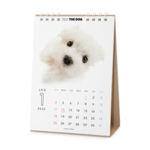 Lea la imagen en la vista de la galería, THE DOG 2026年カレンダー 卓上サイズ(マルチーズ)