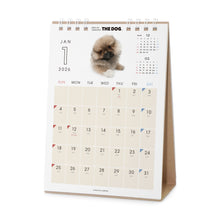 將圖像閱讀到畫廊視圖中, THE DOG 2026年カレンダー 卓上サイズ(ポメラニアン)