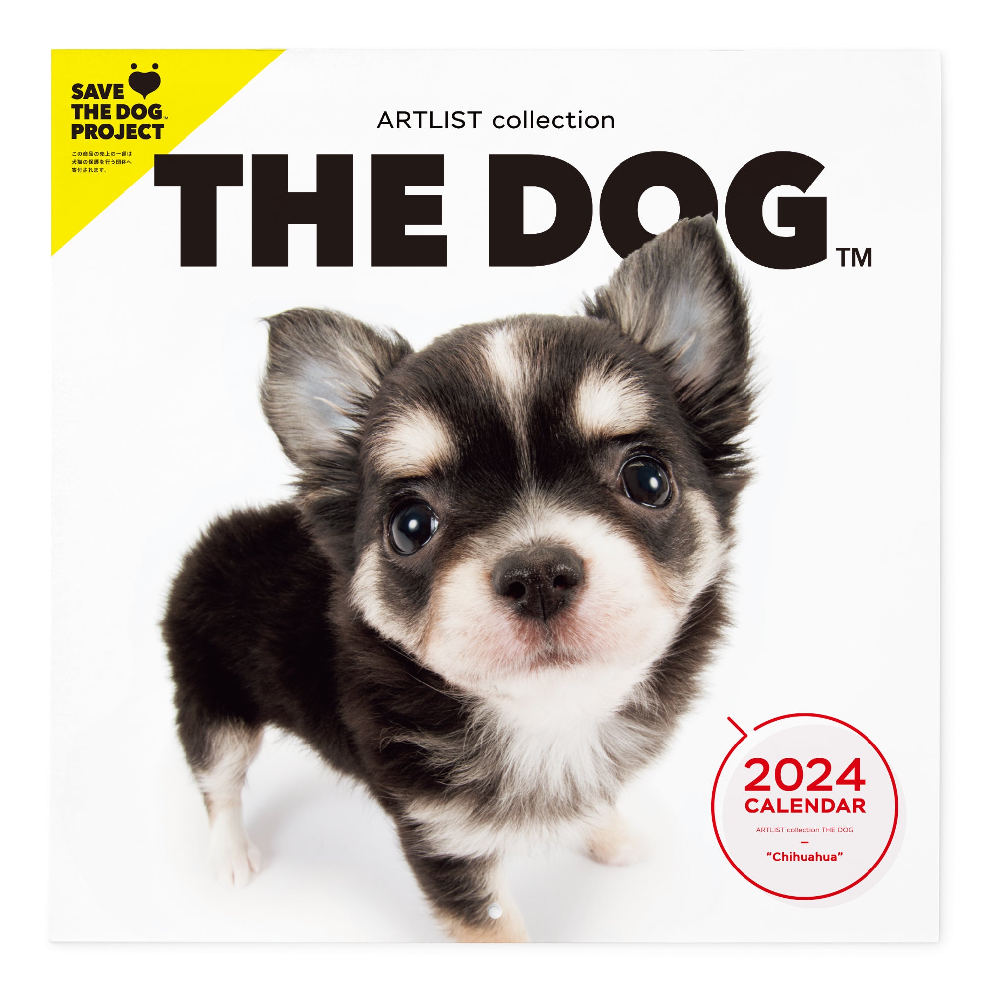 THE DOG 2024 Calendar Large format size Chihuahua THE DOG STORE