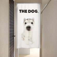 Lea la imagen en la vista de la galería, Noren El perro Siberian Husky (plateado y blanco 150 cm de longitud)