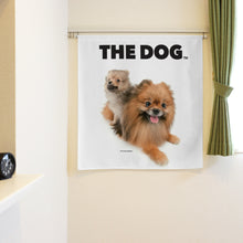 画像をギャラリービューアに読み込む, のれん THE DOG ポメラニアン(2匹 90cm丈)