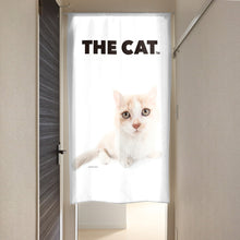 画像をギャラリービューアに読み込む, のれん THE CAT マンチカン(150cm丈)