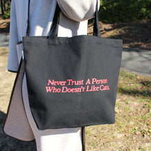 將圖像閱讀到畫廊視圖中, CAT X Shogo Sekine原始手提袋(黑色)