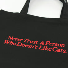 將圖像閱讀到畫廊視圖中, CAT X Shogo Sekine原始手提袋(黑色)