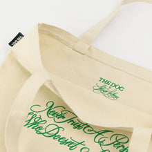 將圖像閱讀到畫廊視圖中, 狗×Shogo Sekine原始手提袋(米色)