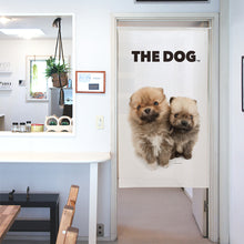 画像をギャラリービューアに読み込む, のれん THE DOG ポメラニアン(2匹 150cm丈)