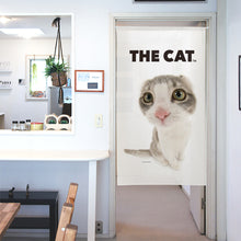 画像をギャラリービューアに読み込む, のれん THE CAT アメリカンカール(150cm丈)