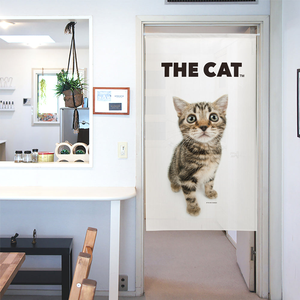 のれん THE CAT アメリカン・ショートヘア（ブラウン 150cm丈） – THE
