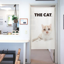 画像をギャラリービューアに読み込む, のれん THE CAT マンチカン(150cm丈)