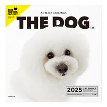 Read the image into the gallery view, THE DOG 2025 Calendar Large format size (Bichon Frize)
