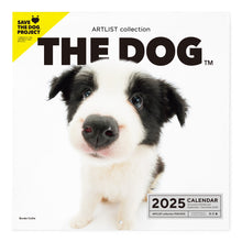 Lea la imagen en la vista de la galería, El tamaño de gran formato de calendario del perro 2025 (Border Collie)
