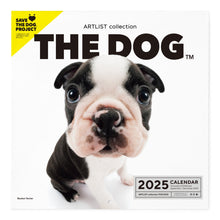 Lea la imagen en la vista de la galería, El calendario del perro 2025 tamaño de gran formato (Boston Terrier)
