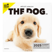 Lea la imagen en la vista de la galería, El tamaño de gran formato de calendario del perro 2025 (Golden Retriever)
