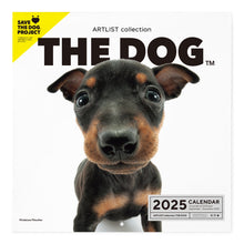 Read the image into the gallery view, THE DOG 2025 Calendar Large format size (miniature pinscher)
