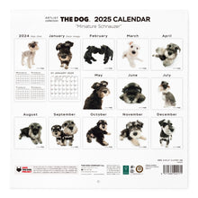 Read the image into the gallery view, THE DOG 2025 Calendar Large format size (miniature Schnauzer)
