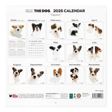 Lea la imagen en la vista de la galería, El calendario del perro 2025 tamaño de gran formato (Papillon)
