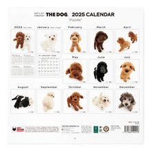 Read the image into the gallery view, THE DOG 2025 Calendar Large format size (poodle)
