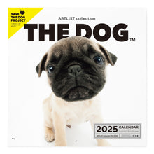 Read the image into the gallery view, THE DOG 2025 Calendar Large format size (pug)
