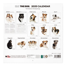 Read the image into the gallery view, THE DOG 2025 Calendar Large format size (Shetland Sheep Dog)
