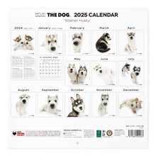 Lea la imagen en la vista de la galería, El calendario del perro 2025 tamaño de gran formato (Husky Siberian)
