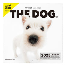 Read the image into the gallery view, THE DOG 2025 Calendar Large format size (West Highland White Terrier)
