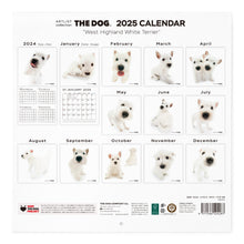 Read the image into the gallery view, THE DOG 2025 Calendar Large format size (West Highland White Terrier)
