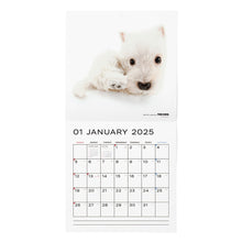 Read the image into the gallery view, THE DOG 2025 Calendar Large format size (West Highland White Terrier)
