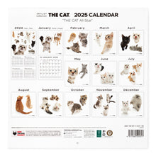 Read the image into the gallery view, THE CAT 2025 Calendar large format size (all -star)
