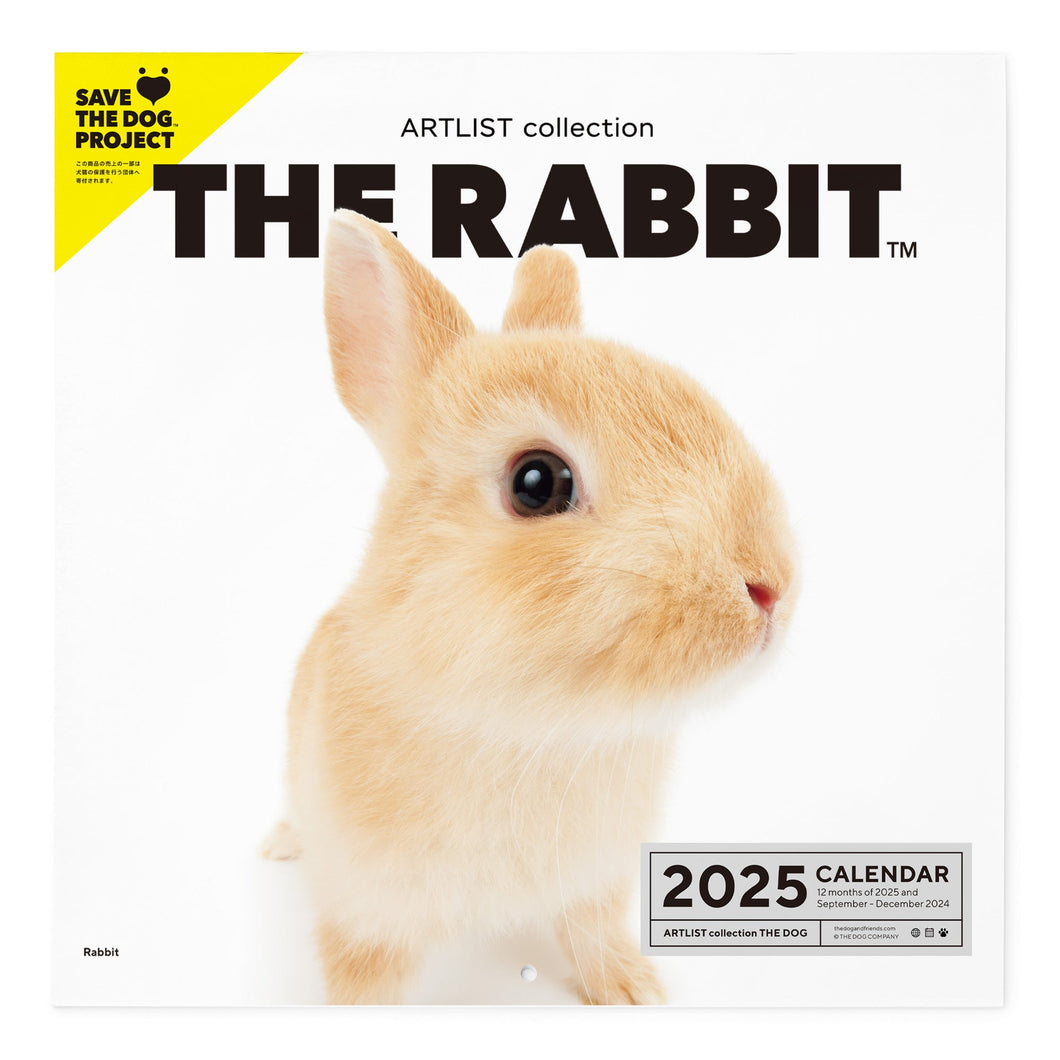 The Rabbit 2025 Calendar large format size