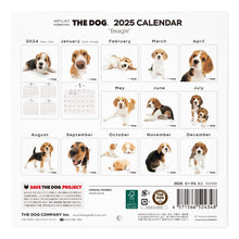 画像をギャラリービューアに読み込む, THE DOG 2025年カレンダー ミニサイズ (ビーグル)
