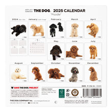 Read the image into the gallery view, The Dog 2025 Calendar Mini Size (Poodle)
