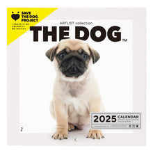 Lea la imagen en la vista de la galería, El perro calendario del perro 2025 Mini tamaño (pug)
