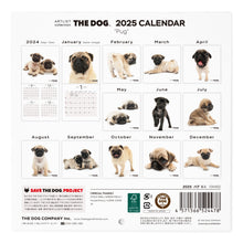 Read the image into the gallery view, THE DOG 2025 Calendar mini size (pug)
