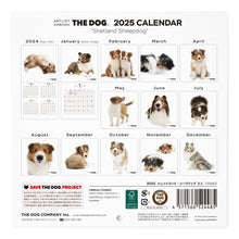 Read the image into the gallery view, The Dog 2025 Calendar Mini Size (Shetland Sheep Dog)
