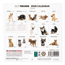 Lea la imagen en la vista de la galería, El mini tamaño de calendario del perro 2025 (shiba inu)
