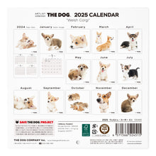 將圖像閱讀到畫廊視圖中， Dog 2025日曆迷你尺寸（威爾士Corgi）
