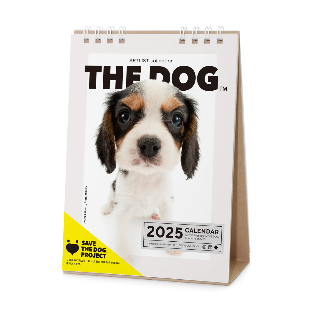 The Dog 2025 Calendar Desktop Size (Cavalia King Charles Spaniel)