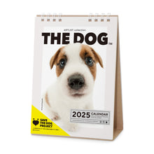 갤러리보기에 이미지를 읽고 개 2025 캘린더 데스크탑 크기 (Jack Russell Terrier)
