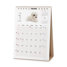 Read the image into the gallery view, THE DOG 2025 Calendar Desktop Size (Maltese)
