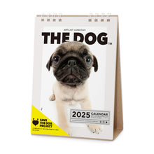 Read the image into the gallery view, THE DOG 2025 Calendar desktop size (pug)
