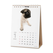 Lea la imagen en la vista de la galería, El tamaño del escritorio del calendario del perro 2025 (pug)
