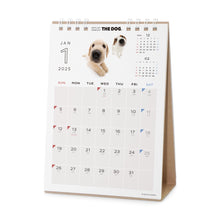 Read the image into the gallery view, THE DOG 2025 Calendar Desktop Size (All Star)
